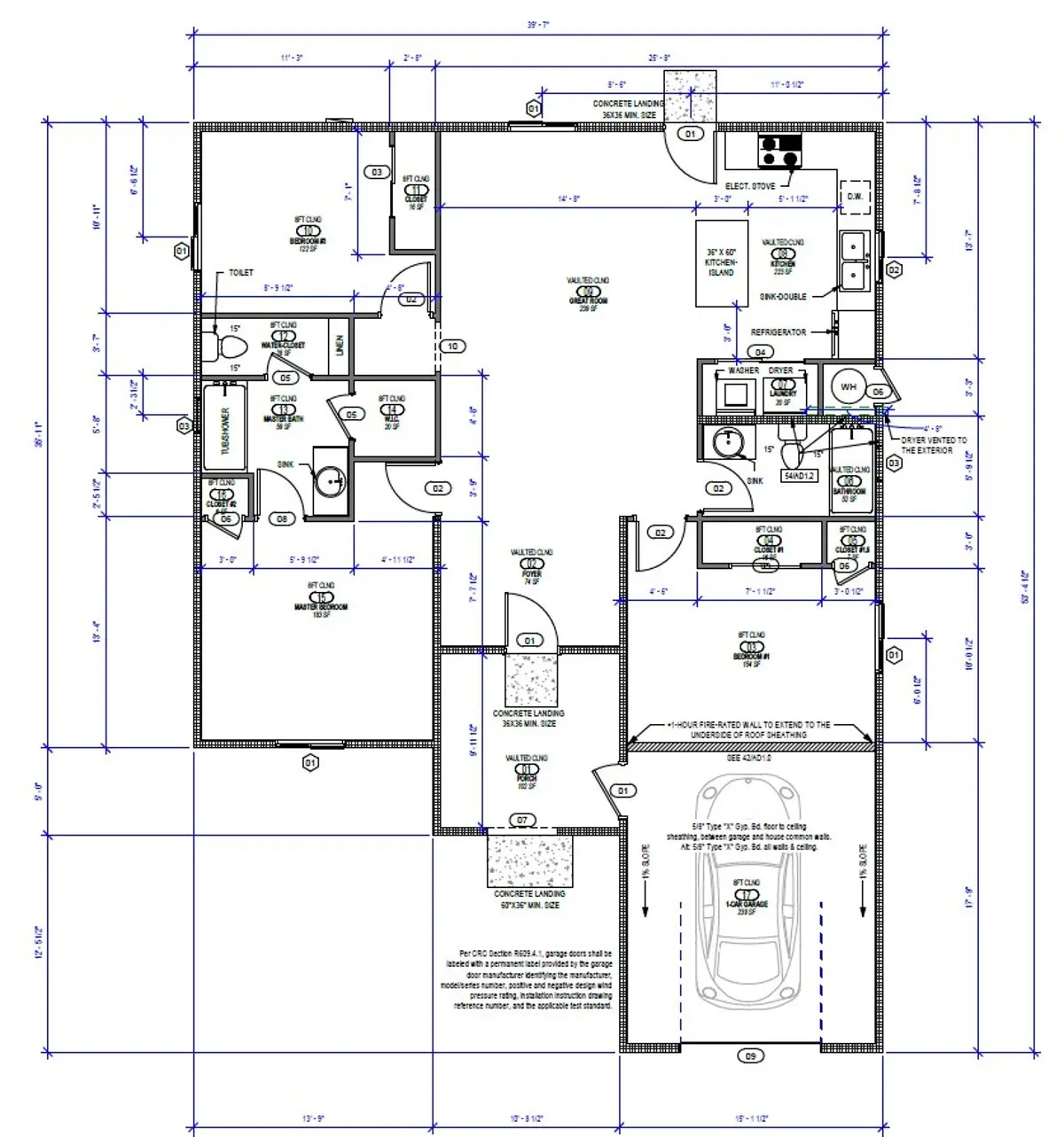 Spanish character, modern living. floor plan drawing
